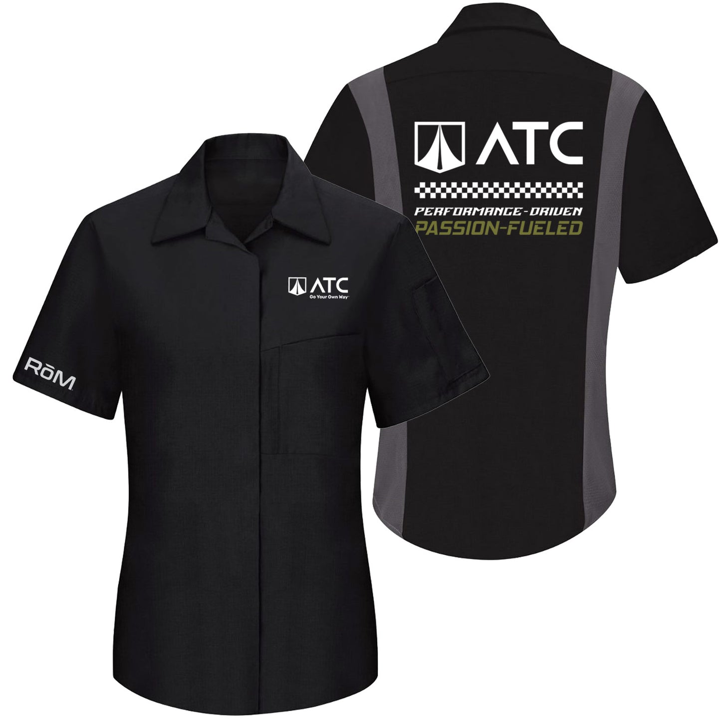 ATCS18 Womens Short Sleeve Shop Shirt